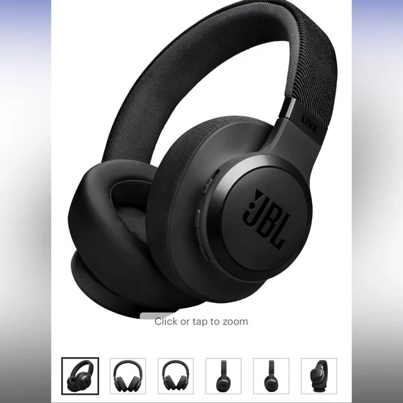 Jbl by Harmon live 660 nc headphones in box new